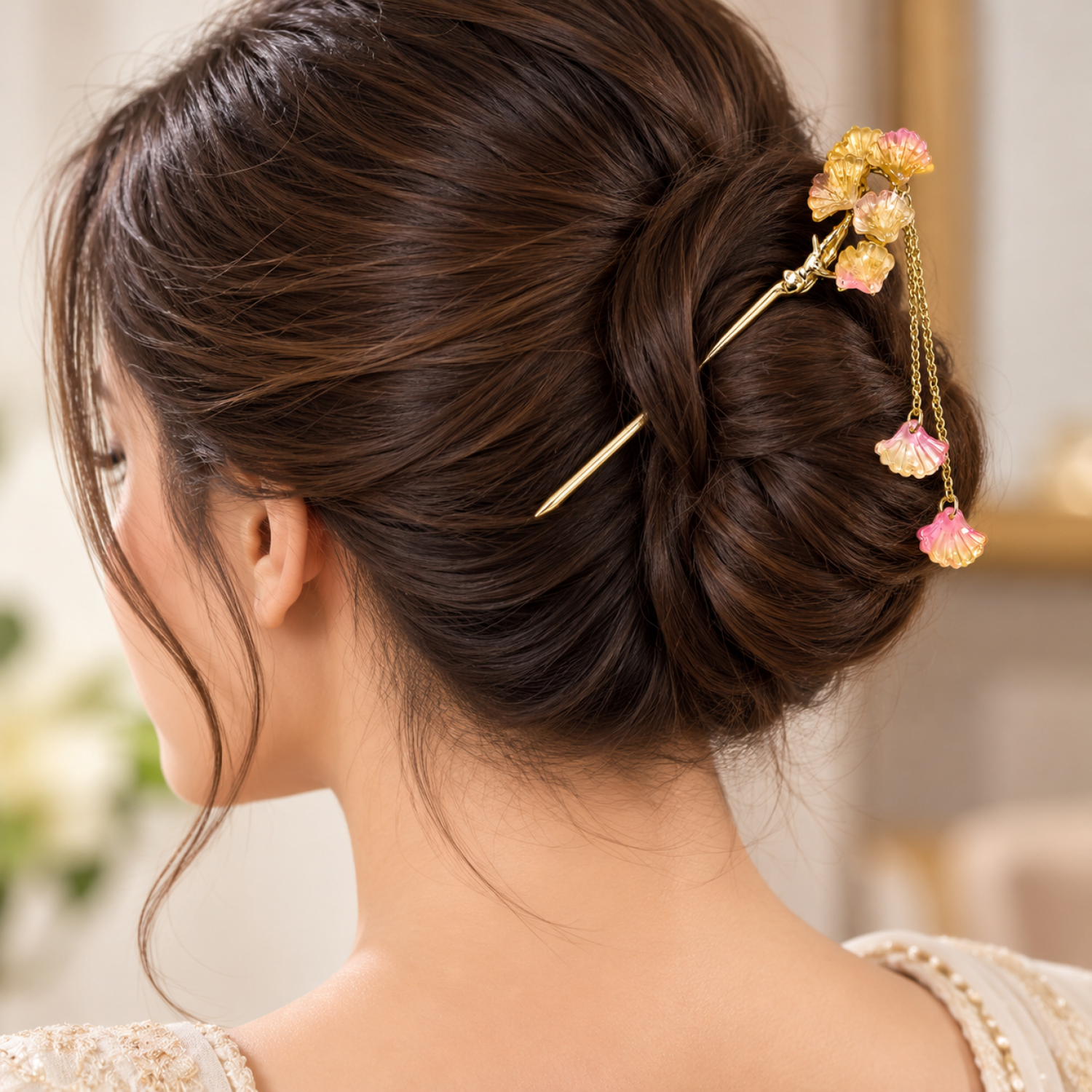 Fashion Alley Chinese Style Hair Sticks Handmade Hair Clip For Women Pack Of 12 Pc