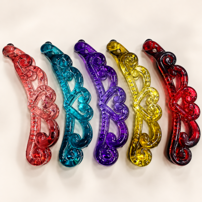 Fashion Alley 10 Cm Banana Clip For Women Pack Of 12 Pc