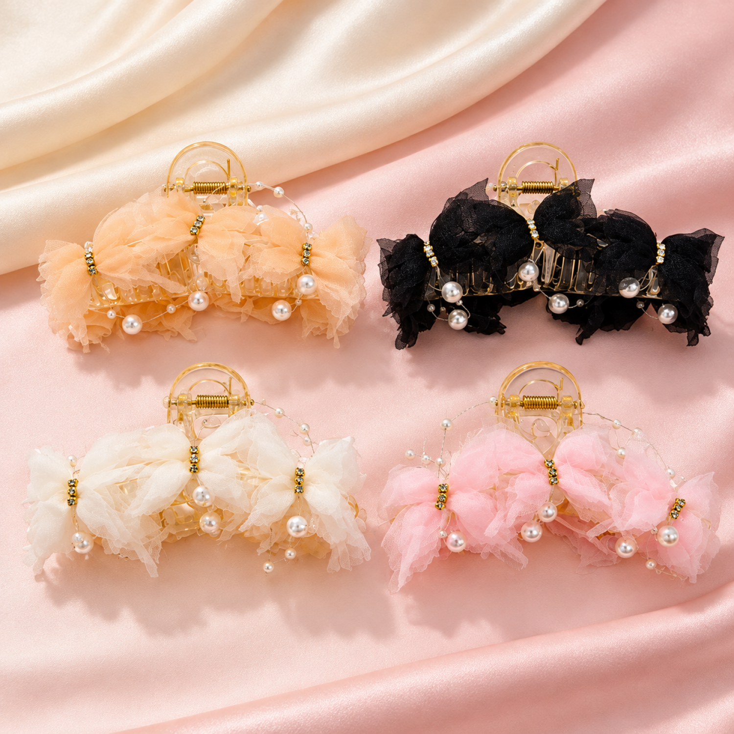 Fashion Alley 11Cm Hair Claw For Women Pack Of 12 Pc