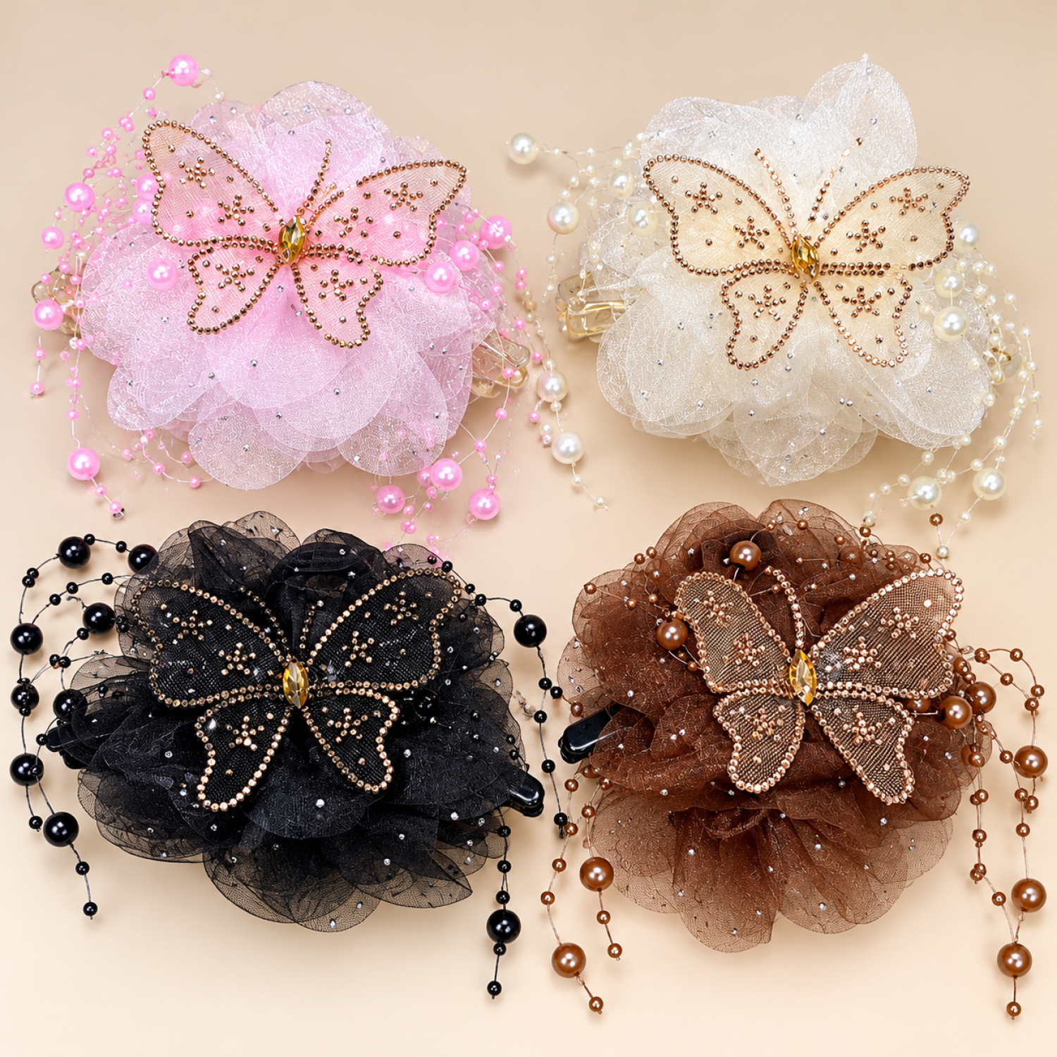 Fashion Alley 12 Cm Hair Claw For Women Pack Of 12 Pc