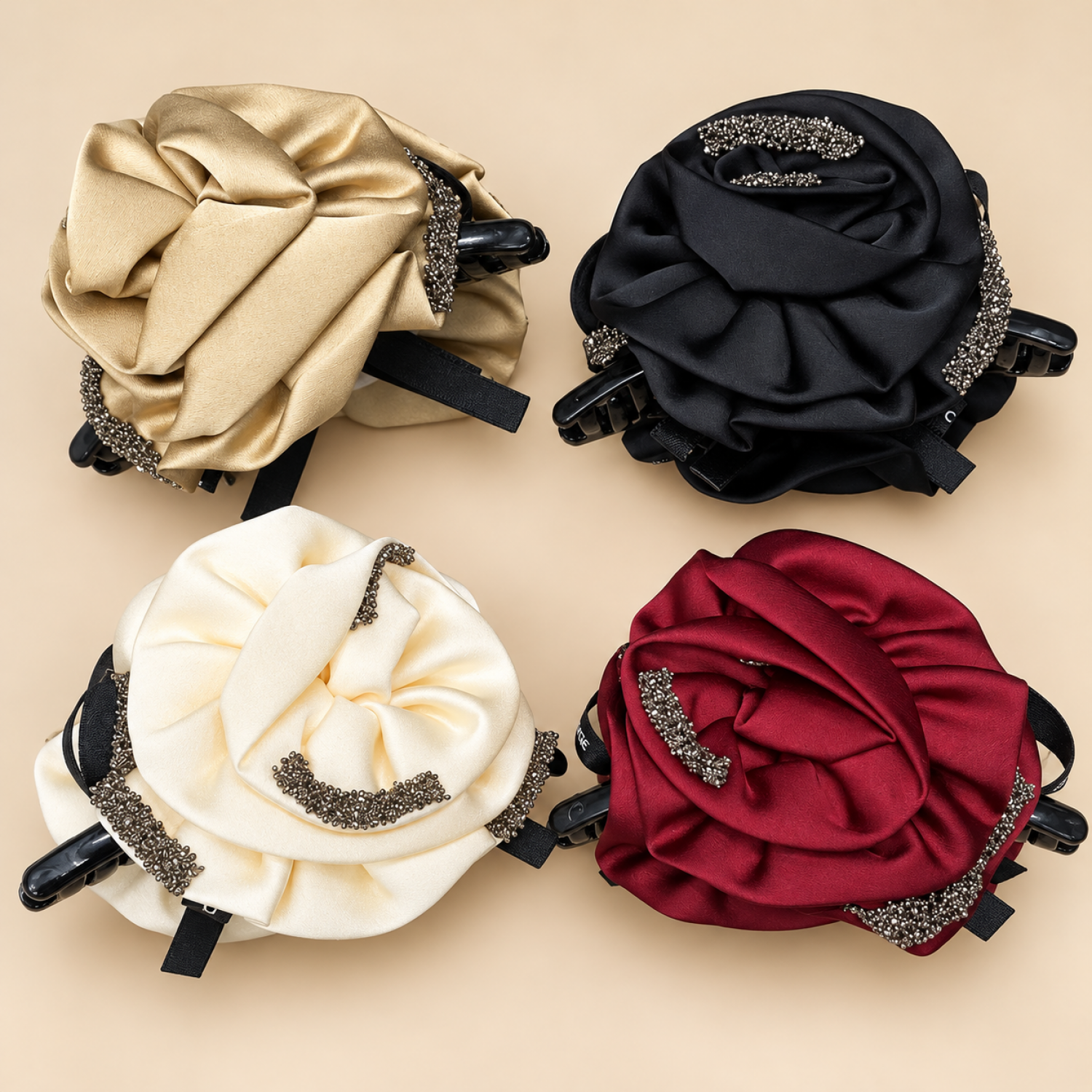 Fashion Alley 12 Cm Hair Claw For Women Pack Of 12 Pc