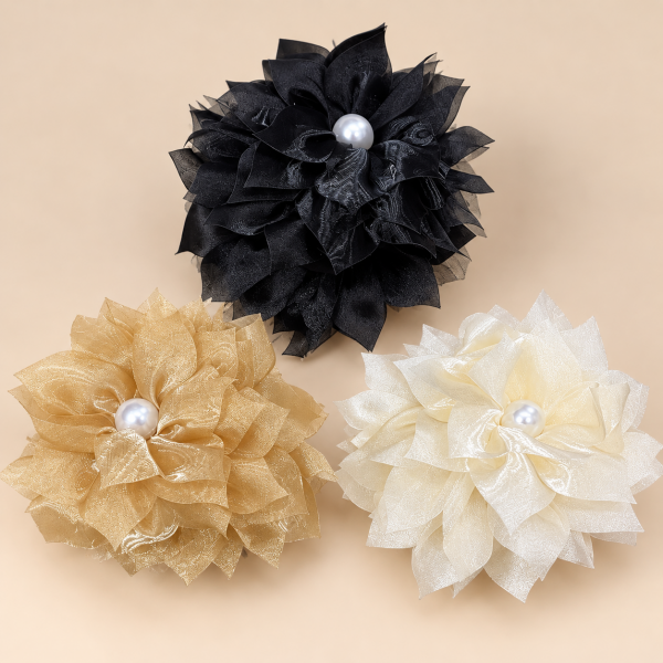 Fashion Alley 10 CM Stone Hair Claw For Women Pack Of 12