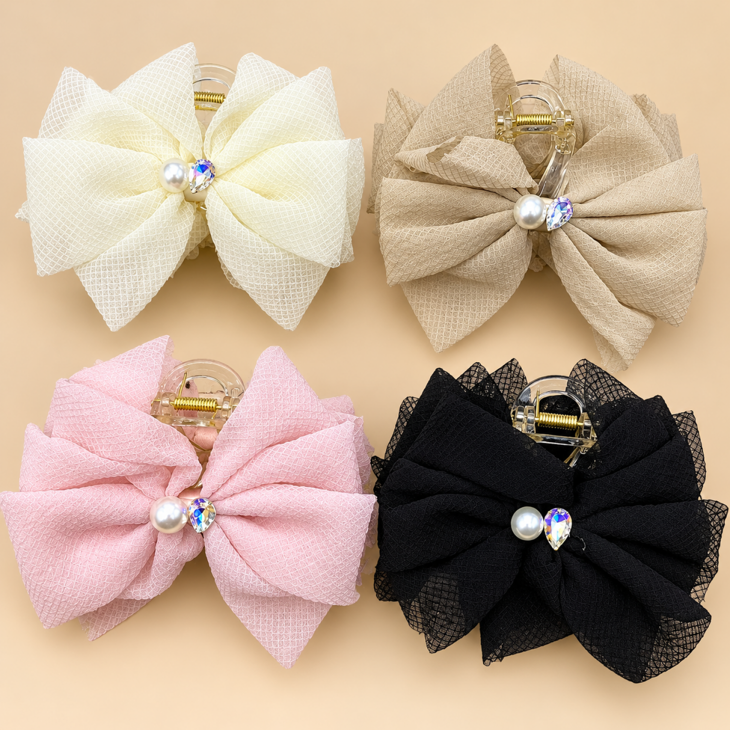 Fashion Alley 12 Cm Hair Claw For Women Pack Of 12