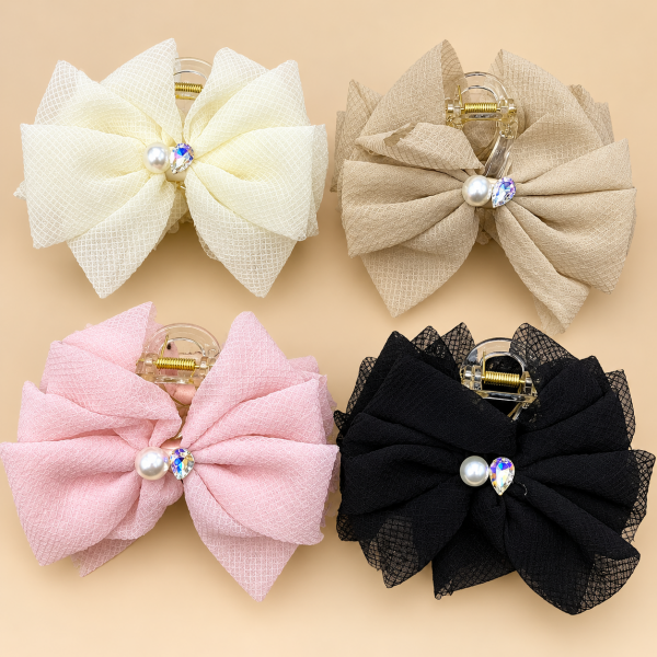 Fashion Alley 12 Cm Hair Claw For Women Pack Of 12