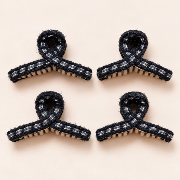 Fashion Alley 13 Cm Hair Claw For Women Pack Of 12 Pc