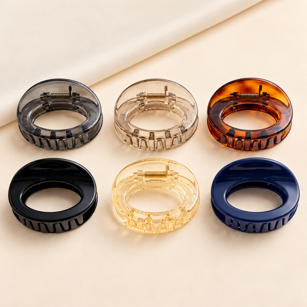 Fashion Alley 4.5 Cm Hair Claw For Women Pack Of 12 Pc
