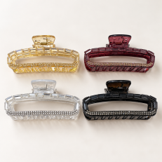 Fashion Alley 10  Cm Hair Claw For Women Pack Of 12