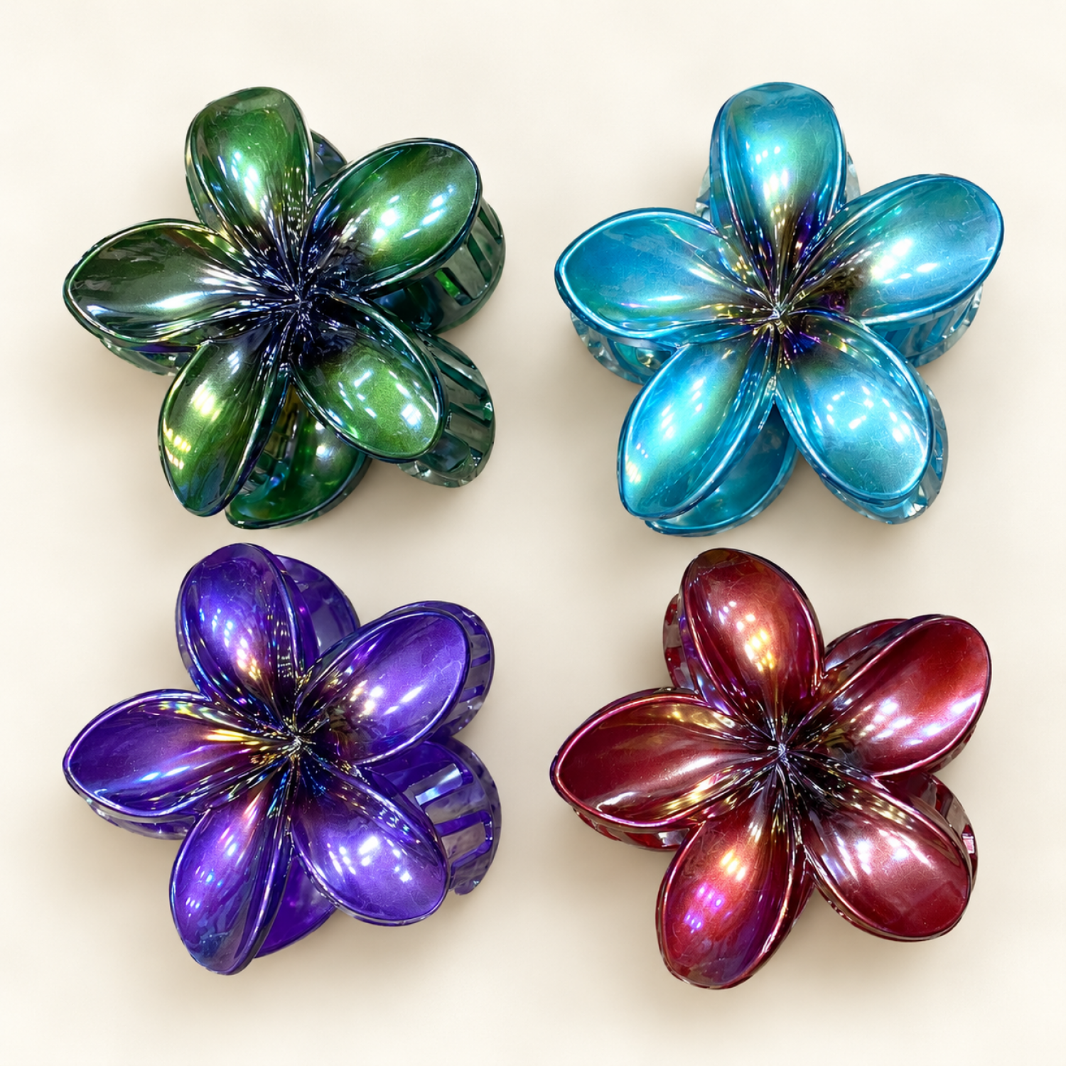 Fashion Alley 7.5 Cm Hair Claw For Women Pack Of 12 Pc