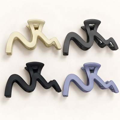 Fashion Alley 11 Matt CM Hair Claw For Women Pack Of 10 Pc