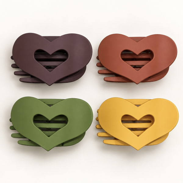 Fashion Alley 11 CM Hair Claw For Women Pack Of 12 Pc