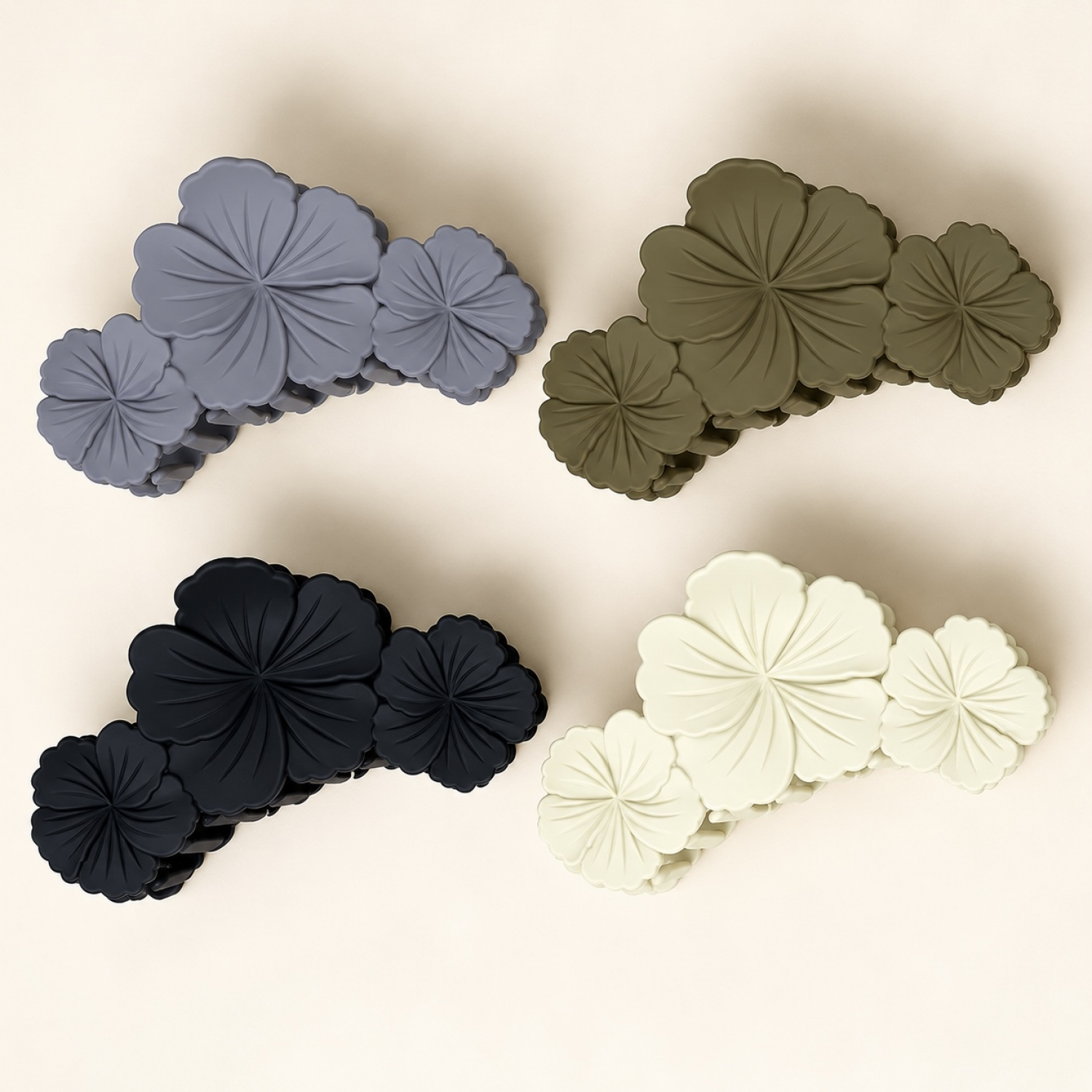 Fashion Alley 11 CM Hair Claw For Women Pack Of 12 Pc