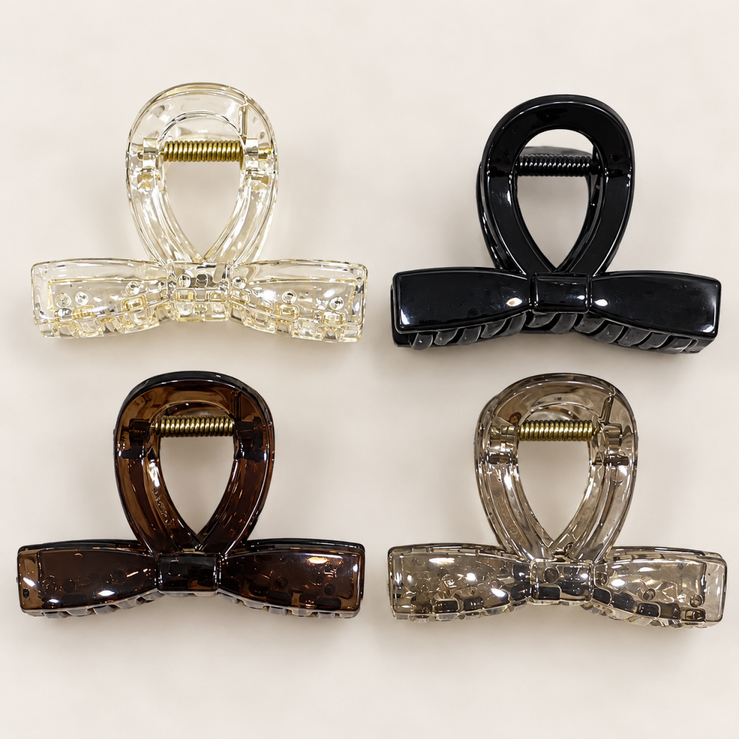 Fashion Alley 8 Cm Hair Claw For Women Pack Of 12 Pc