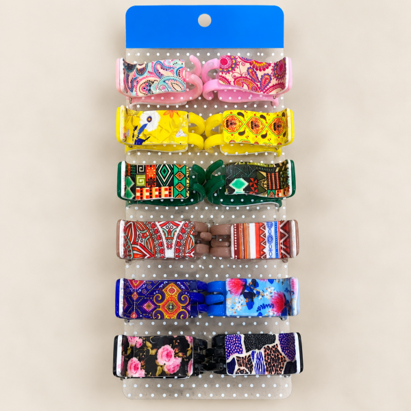 Fashion Alley 5 Cm Hair Claw For Women Pack Of 12 Pc 