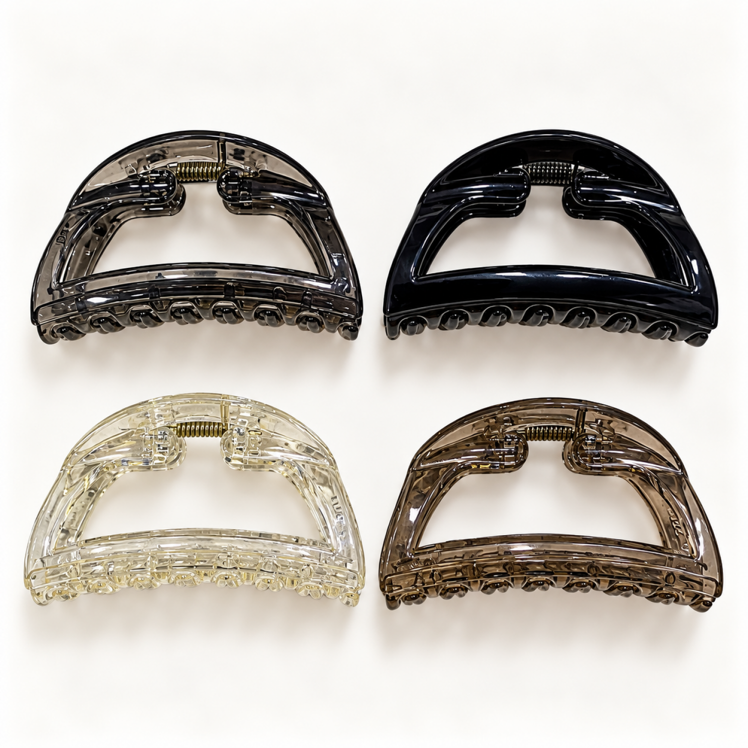 Fashion Alley 7 Cm Hair Claw For Women Pack Of 12 Pc