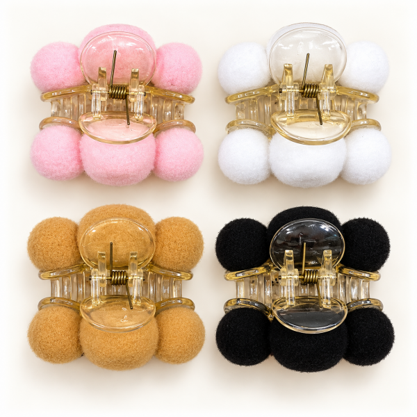 Fashion Alley 7 Cm Hair Claw For Women Pack Of 12 Pc