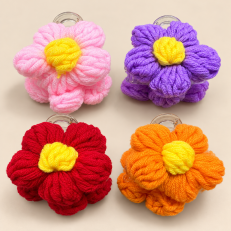 Fashion Alley 7 Cm Crochet Hair Claw For Women Pack Of 12 Pc