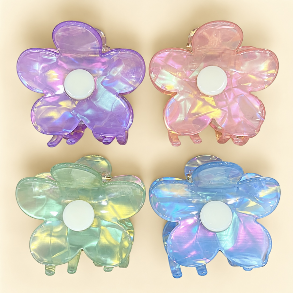 Fashion Alley 6 Cm Hair Claw For Women Pack Of 12 Pc