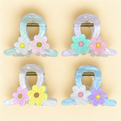 Fashion Alley 8 Cm Hair Claw For Women Pack Of 12 Pc