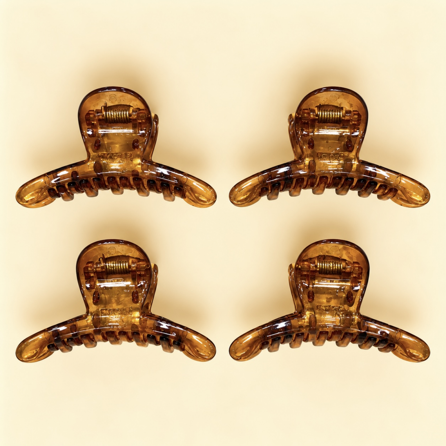 Fashion Alley 8 Cm Hair Claw For Women Pack Of 12 Pc