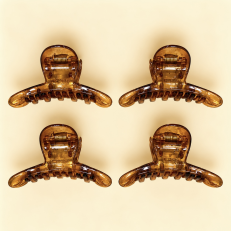 Fashion Alley 8 Cm Hair Claw For Women Pack Of 12 Pc