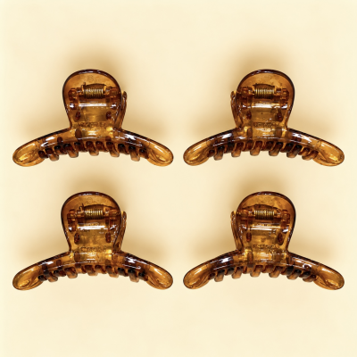 Fashion Alley 8 Cm Hair Claw For Women Pack Of 12 Pc