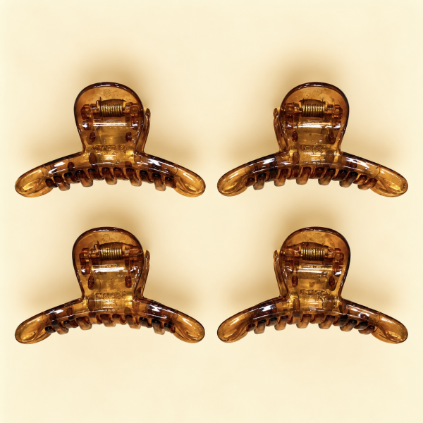 Fashion Alley 8 Cm Hair Claw For Women Pack Of 12 Pc