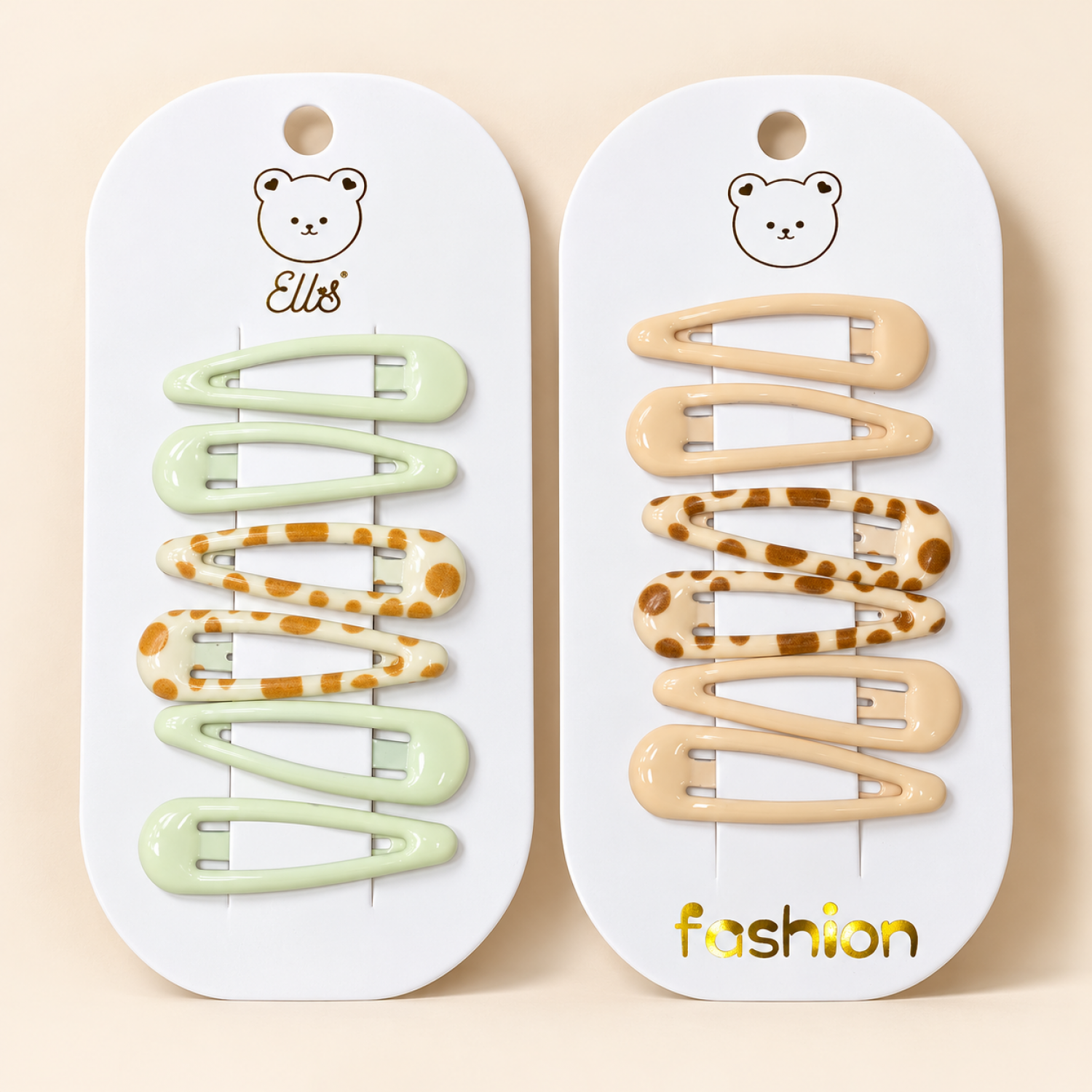 Fashion Alley Tic Tac Hair Pin For Kids Pack Of 12 Card 