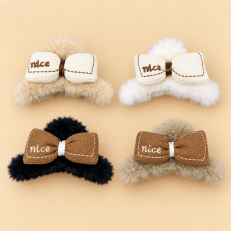 Fashion Alley 12 Cm Fur Hair Claw For Women Pack Of 12 Pc