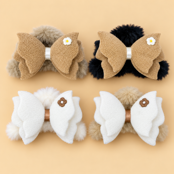 Fashion Alley 12 Cm Fur Hair Claw For Women Pack Of 12 Pc