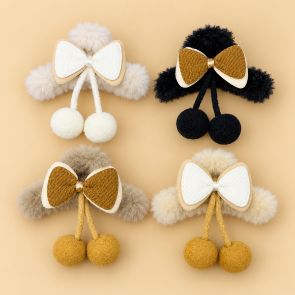 Fashion Alley 12 Cm Fur Hair Claw For Women Pack Of 12 Pc