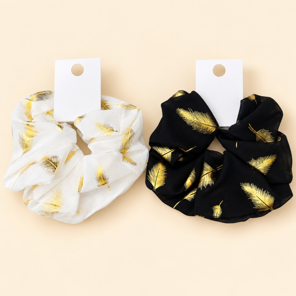 Fashion Alley XXL Hair Scrunchies For Women Pack Of 12 Pc