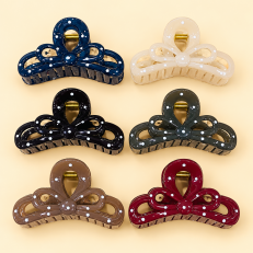 Bofeini 9 Cm Hair Claw For Women Pack Of 12