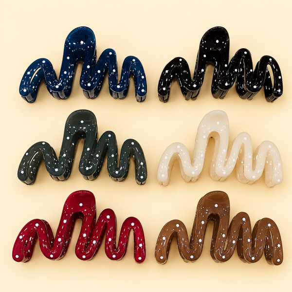 Bofeini 11 Cm Hair Claw For Women Pack Of 12