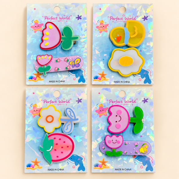 Fashion Alley Hair Pin For Kids Pack Of 24 Pc