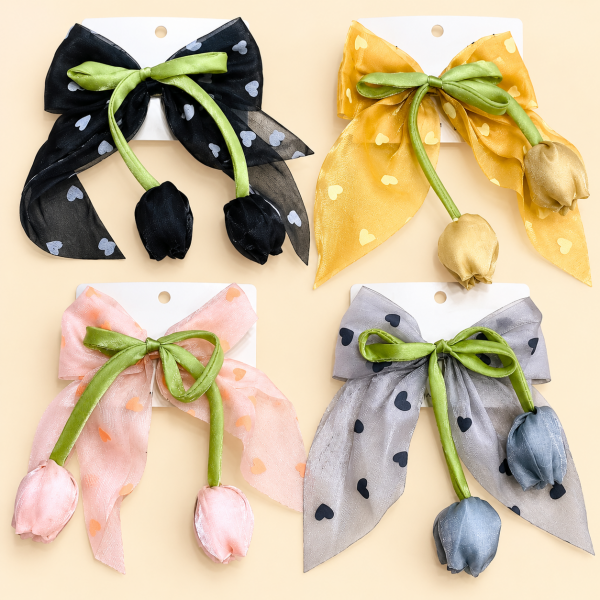 Fashion Alley Bow Hair Pin For Women Pack Of 12 Pc