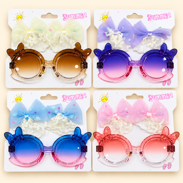 Fashion Alley Sunglasses Gift Set Combo For Kids Pack Of 12 Card