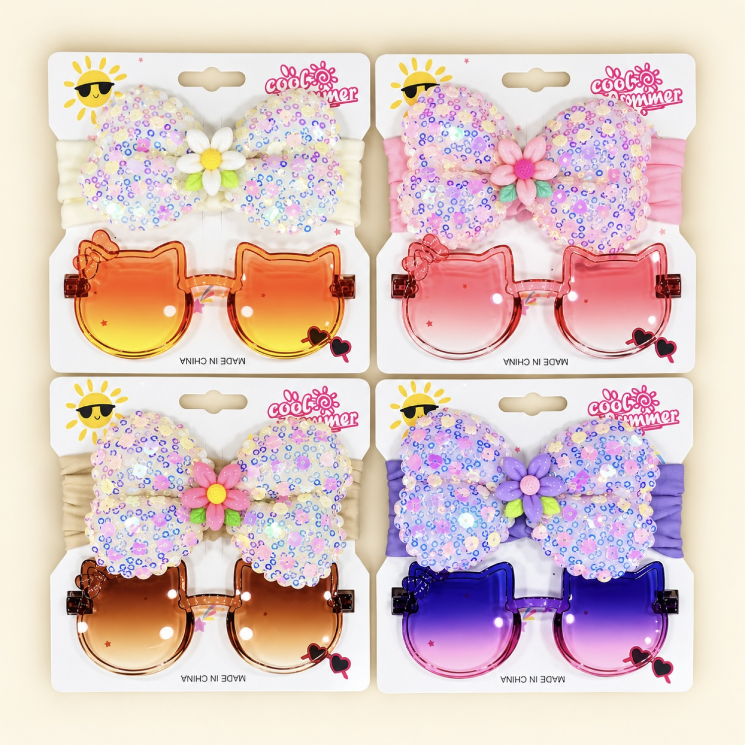 Fashion Alley Sunglasses Gift Set Combo For Kids Pack Of 12 Card