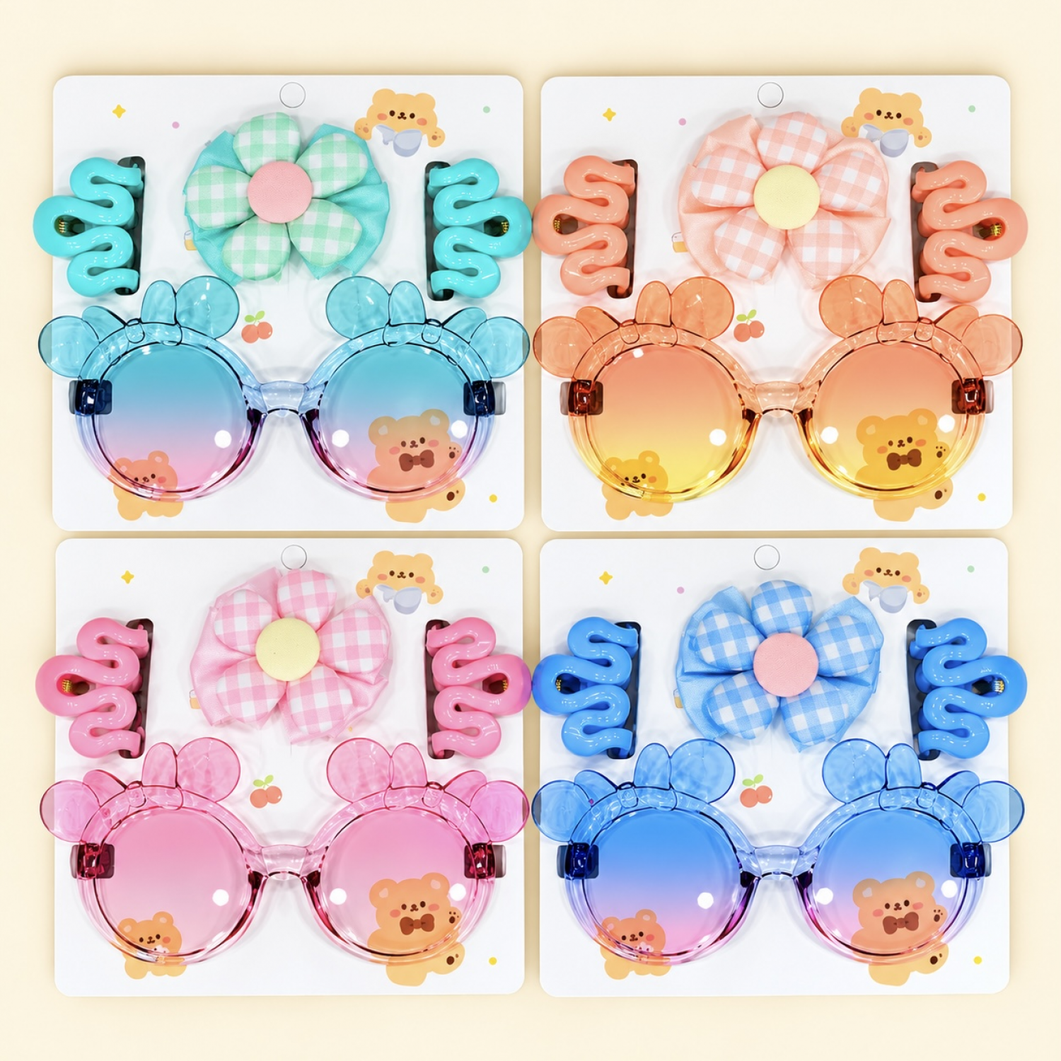 Fashion Alley Sunglasses Gift Set Combo For Kids Pack Of 12 Card