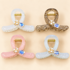 Fashion Alley 10 Cm Hair Claw For Women Pack Of 12 Pc