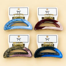 Fashion Alley 7 Cm Sheet Hair Claw For Women Pack Of 12 Pc
