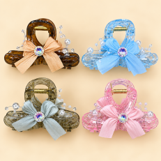 Fashion Alley 10 Cm Hair Claw For Women Pack Of 12 Pc