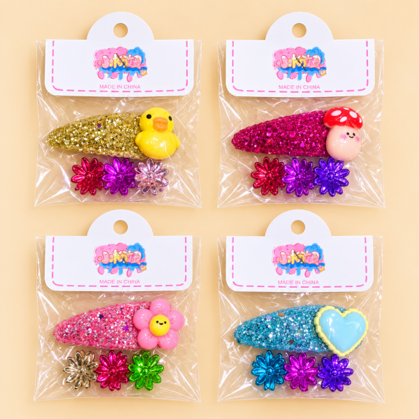 Fashion Alley Tic Tac With Clutcher For Kids Pack Of 10 Pouch 