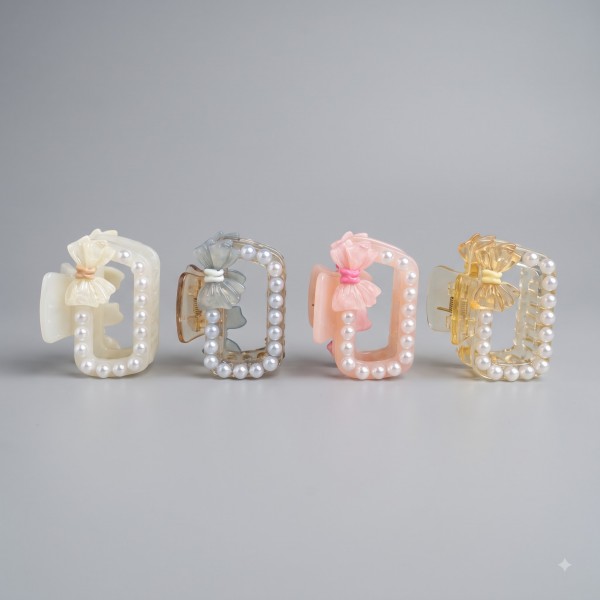 Fashion Alley 5 Cm Hair Claw For Women Pack Of 12 Pc