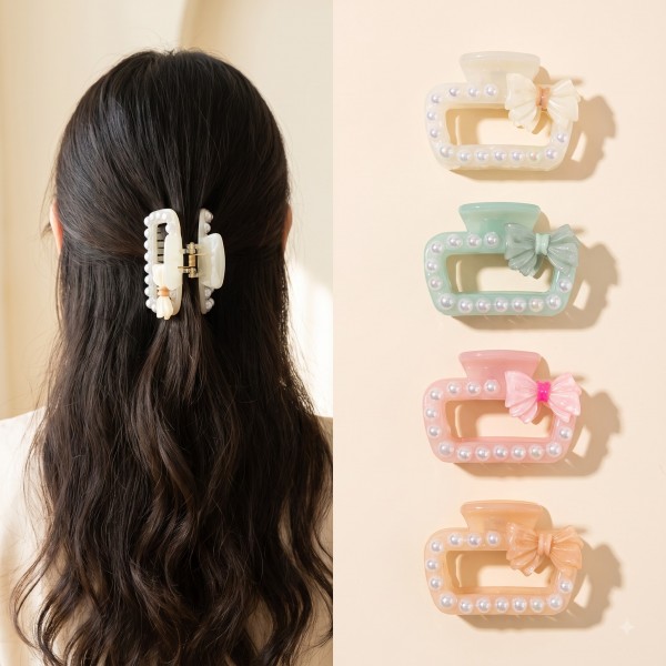 Fashion Alley 5 Cm Hair Claw For Women Pack Of 12 Pc