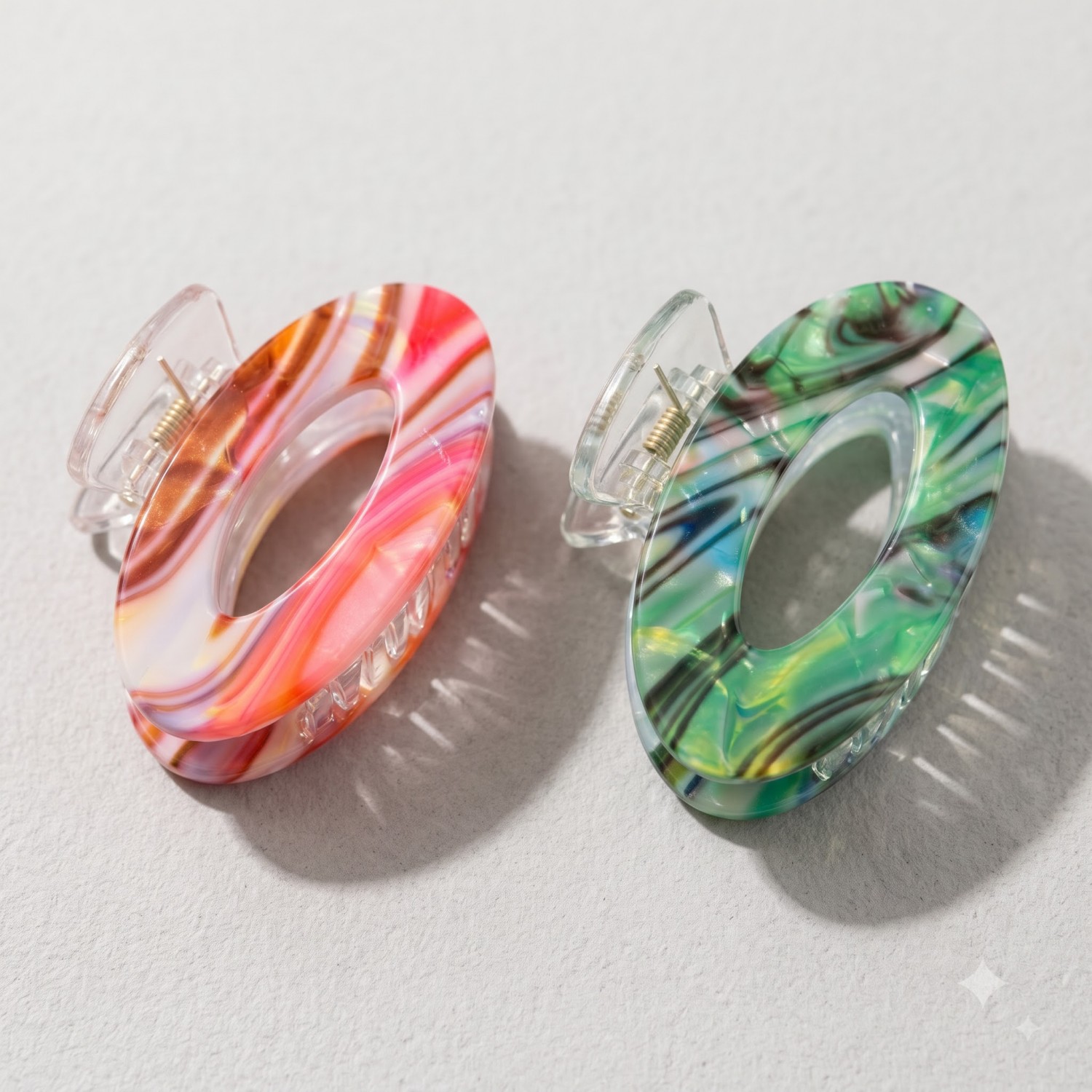 Fashion Alley 4.5 Cm Hair Claw For Women Pack Of 12 Pc