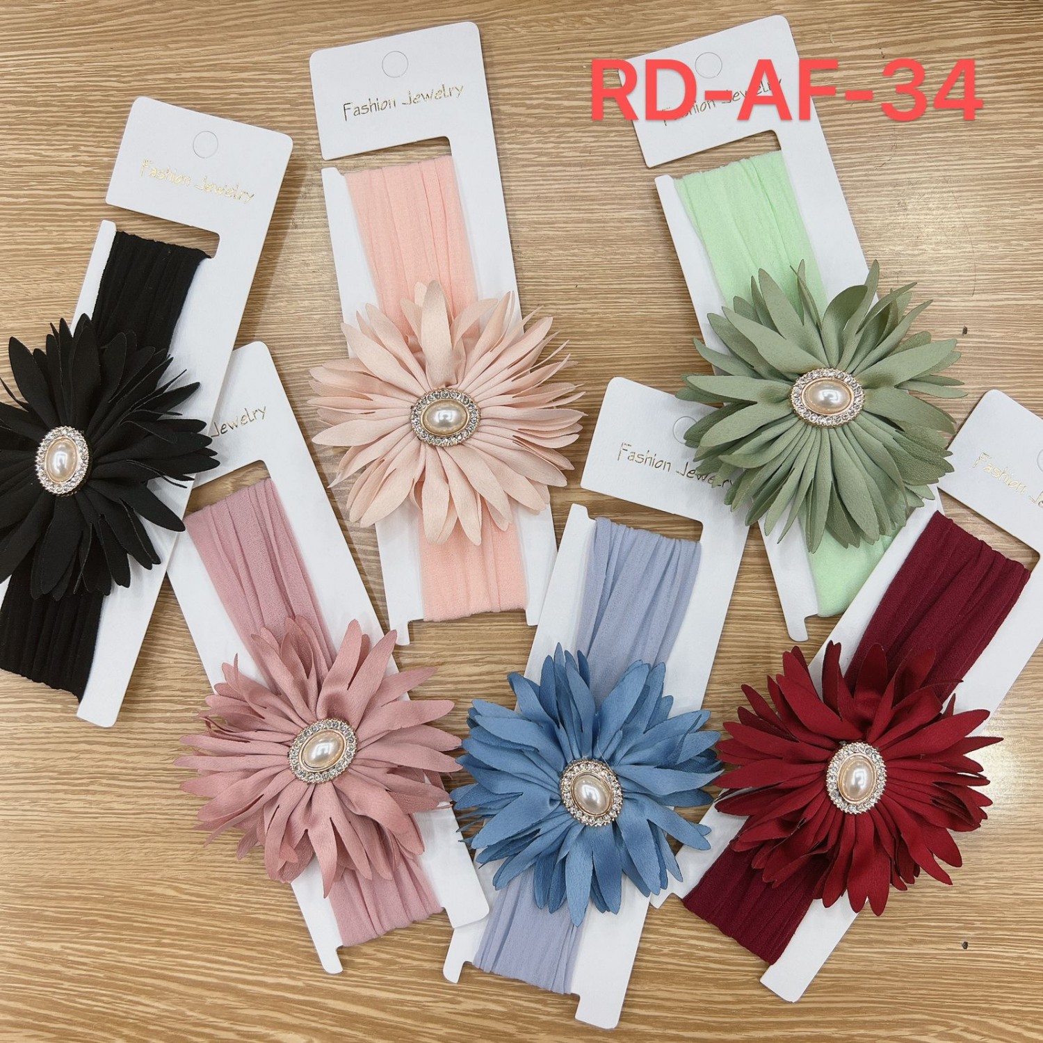 Fashion Alley Assorted Design New Born Baby Head Band [Pack Of 12]