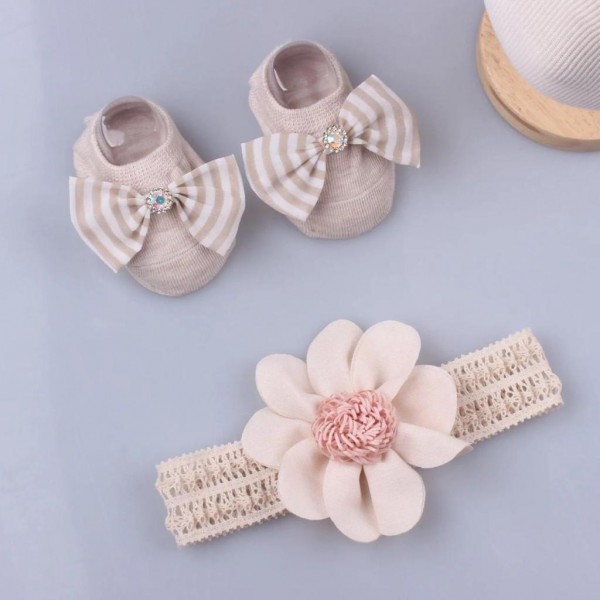 Fashion Alley Assorted Design  Kids Hair Band Shoe Combo [Pack Of 12 Box]