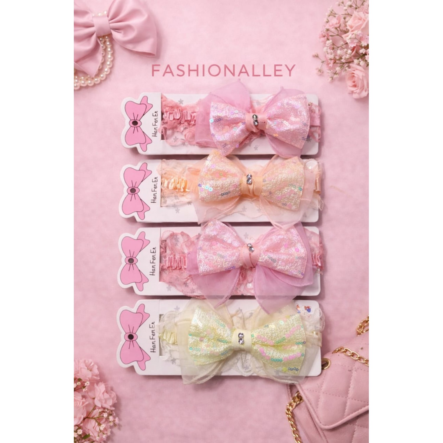 Fashion Alley Hair Band For Kids Pack Of 12 Pc