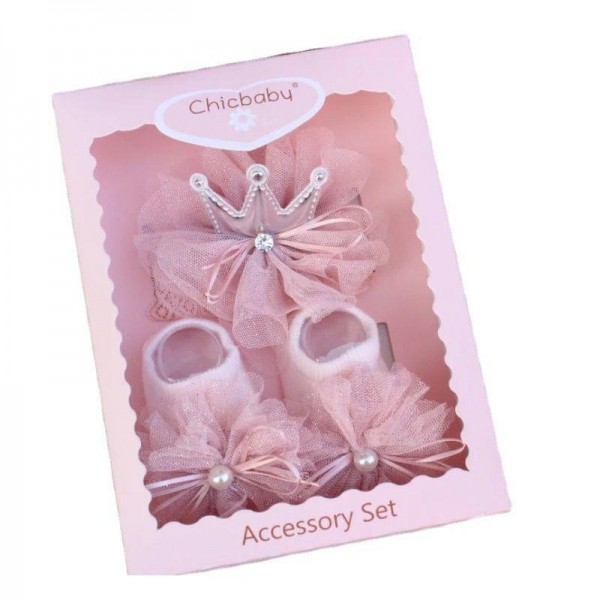 Fashion Alley Assorted Design  Kids Hair Band Shoe Combo [Pack Of 12 Box]