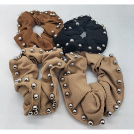 Fashion Alley Hair Scrunchies For Women [Pack Of 12]